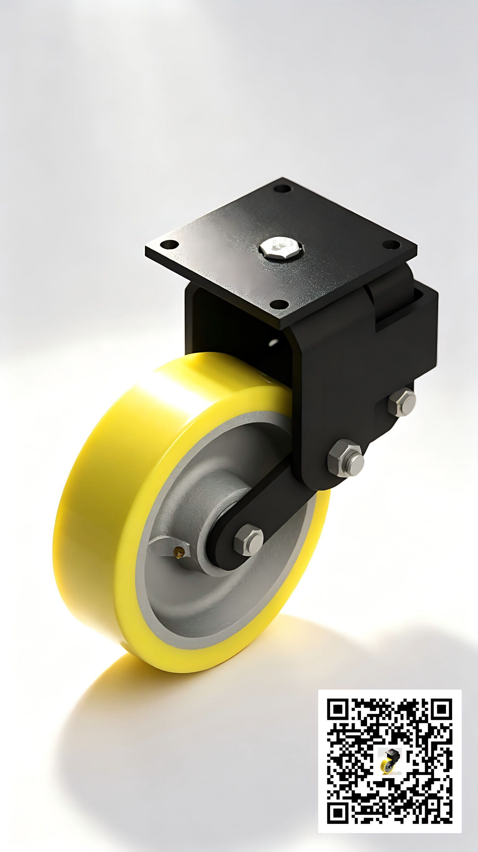 <strong>K8610-02-XPCI 10x3铸铁包PU超重型减震活动轮（XPCI）</strong>